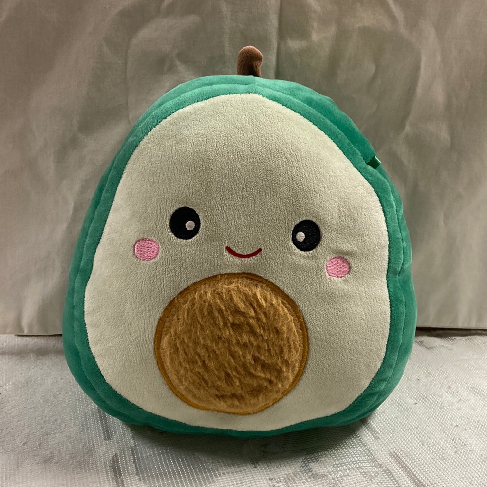 Squishmallows Austin the Avocado From the Fruit Squad Green and Brown 9”